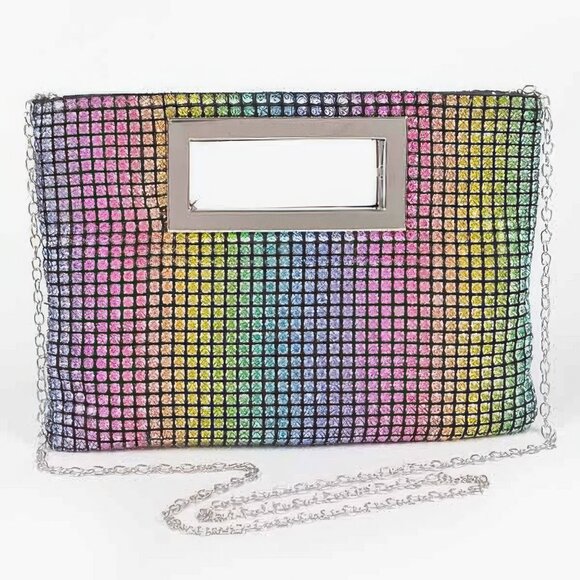Rhinestone Flat Bag - Picture 3 of 3
